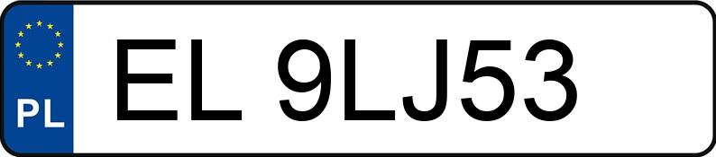 Numer rejestracyjny EL 9LJ53 posiada SKODA FABIA - EL9LJ53