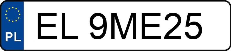 Numer rejestracyjny EL 9ME25 posiada BMW 328i Kat. MR`98 E46 328i Kat. MR`98 E46 - EL9ME25