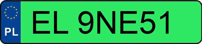 Numer rejestracyjny EL 9NE51 posiada BMW I5 EDRIVE40 - EL9NE51 Numer rejestracyjny EL 9NE51 posiada BMW I5 EDRIVE40 - EL9NE51