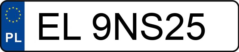 Numer rejestracyjny EL 9NS25 posiada AUDI Q7 60 TFSI E - EL9NS25