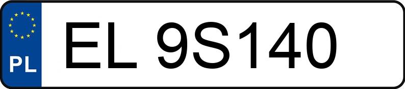 Numer rejestracyjny EL 9S140 posiada MITSUBISHI Space Star 1.0 MR`18 E6 Inform - EL9S140