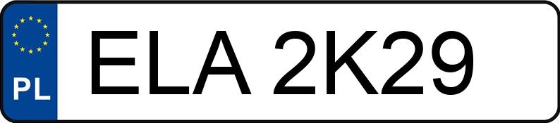 Numer rejestracyjny ELA 2K29 posiada OPEL Corsa C 1.0 MR`00 E3 Comfort - ELA2K29 Numer rejestracyjny ELA 2K29 posiada OPEL Corsa C 1.0 MR`00 E3 Comfort - ELA2K29