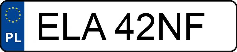 Numer rejestracyjny ELA 42NF posiada VOLKSWAGEN GOLF - ELA42NF Numer rejestracyjny ELA 42NF posiada VOLKSWAGEN GOLF - ELA42NF