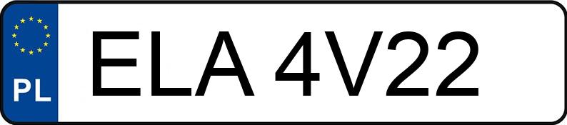 Numer rejestracyjny ELA 4V22 posiada MERCEDES-BENZ S 500 - ELA4V22