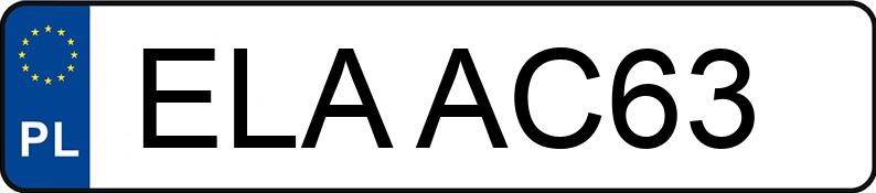Numer rejestracyjny ELA AC63 posiada FORD FOCUS - ELAAC63
