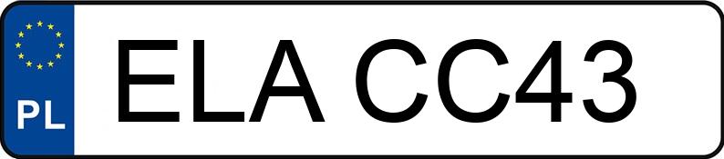 Numer rejestracyjny ELA CC43 posiada VOLKSWAGEN Bora 1.9 TD MR`98 E3 Basis - ELACC43