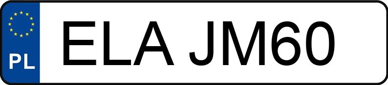 Numer rejestracyjny ELA JM60 posiada FORD Focus 2.0 TDCi MR`11 E5 Trend Sport - ELAJM60
