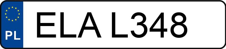 Numer rejestracyjny ELA L348 posiada SEAT Ibiza 1.4 MR`00 6K Select - ELAL348 Numer rejestracyjny ELA L348 posiada SEAT Ibiza 1.4 MR`00 6K Select - ELAL348