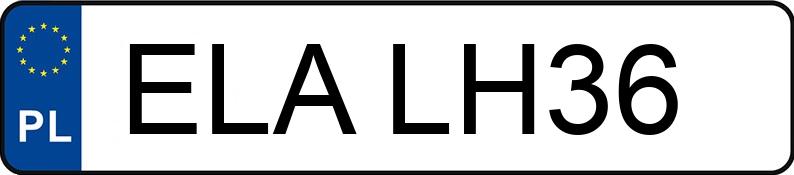 Numer rejestracyjny ELA LH36 posiada VOLKSWAGEN PASSAT 1.9 TDI KOMBI - ELALH36