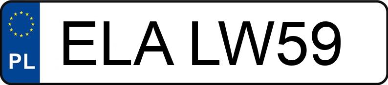 Numer rejestracyjny ELA LW59 posiada BMW 520i Kat. MR`03 E3 E60 520i Kat. MR`03 E3 E60 - ELALW59