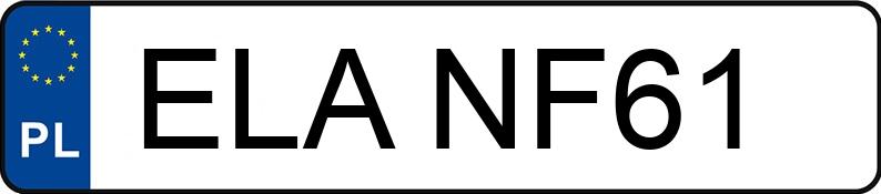 Numer rejestracyjny ELA NF61 posiada VOLKSWAGEN TRANSPORTER - ELANF61