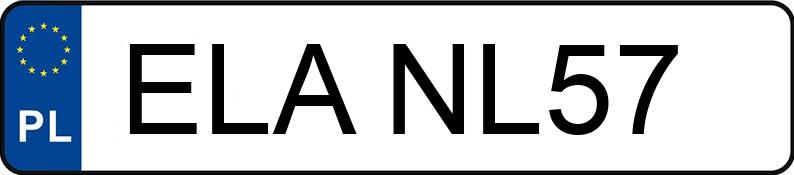 Numer rejestracyjny ELA NL57 posiada VOLKSWAGEN POLO - ELANL57