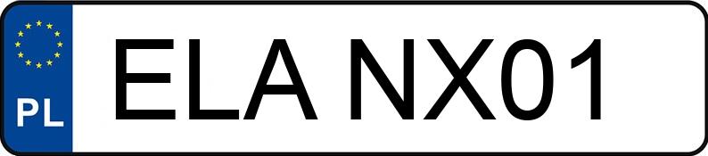 Numer rejestracyjny ELA NX01 posiada OPEL ASTRA - ELANX01