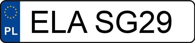 Numer rejestracyjny ELA SG29 posiada OPEL ZAFIRA TOURER - ELASG29 Numer rejestracyjny ELA SG29 posiada OPEL ZAFIRA TOURER - ELASG29