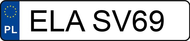 Numer rejestracyjny ELA SV69 posiada OPEL ASTRA TWIN TOP - ELASV69