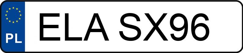Numer rejestracyjny ELA SX96 posiada AUDI A4 Avant 2.0 TDi MR`15 E6 B9 A4 Avant 2.0 TDi MR`15 E6 B9 - ELASX96