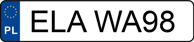 Numer rejestracyjny ELA WA98 posiada MERCEDES-BENZ C 180 - ELAWA98 Numer rejestracyjny ELA WA98 posiada MERCEDES-BENZ C 180 - ELAWA98