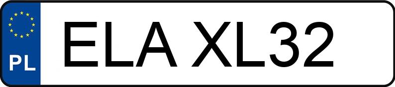 Numer rejestracyjny ELA XL32 posiada VOLKSWAGEN GOLF - ELAXL32