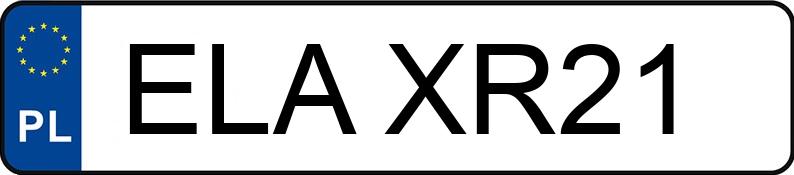 Numer rejestracyjny ELA XR21 posiada NISSAN JUKE - ELAXR21