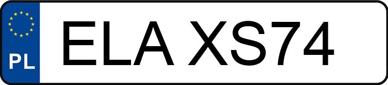 Numer rejestracyjny ELA XS74 posiada BMW 318I - ELAXS74