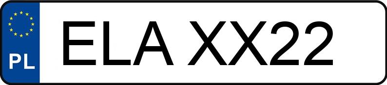 Numer rejestracyjny ELA XX22 posiada MERCEDES-BENZ G 63 - ELAXX22