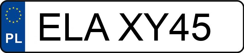 Numer rejestracyjny ELA XY45 posiada OPEL Corsa D 1.4 MR`06 E4 - ELAXY45 Numer rejestracyjny ELA XY45 posiada OPEL Corsa D 1.4 MR`06 E4 - ELAXY45