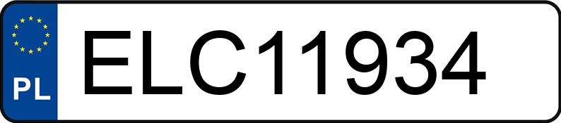 Numer rejestracyjny ELC 11934 posiada FORD FOCUS - ELC11934 Numer rejestracyjny ELC 11934 posiada FORD FOCUS - ELC11934