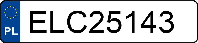 Numer rejestracyjny ELC 25143 posiada SKODA OCTAVIA - ELC25143 Numer rejestracyjny ELC 25143 posiada SKODA OCTAVIA - ELC25143