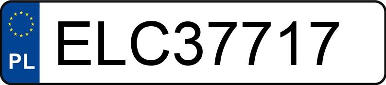 Numer rejestracyjny ELC 37717 posiada INFINITI Q30 2.0 t MR`15 E6 Sport - ELC37717 Numer rejestracyjny ELC 37717 posiada INFINITI Q30 2.0 t MR`15 E6 Sport - ELC37717
