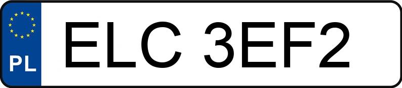 Numer rejestracyjny ELC 3EF2 posiada FSR-POZNAŃ HONKER - ELC3EF2