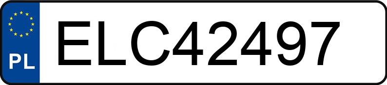 Numer rejestracyjny ELC 42497 posiada DAEWOO/ANDORIA/INTRALL Lublin II 3322 2.9t Towos - ELC42497