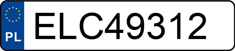Numer rejestracyjny ELC 49312 posiada PEUGEOT 206 1.6 I - ELC49312