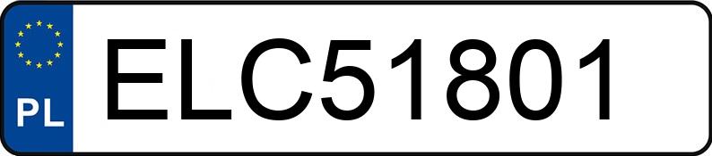 Numer rejestracyjny ELC 51801 posiada VOLKSWAGEN Golf V Variant 1.4 TSI MR`03 E4 Sportline DSG - ELC51801