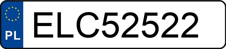Numer rejestracyjny ELC 52522 posiada AUDI A6 - ELC52522 Numer rejestracyjny ELC 52522 posiada AUDI A6 - ELC52522