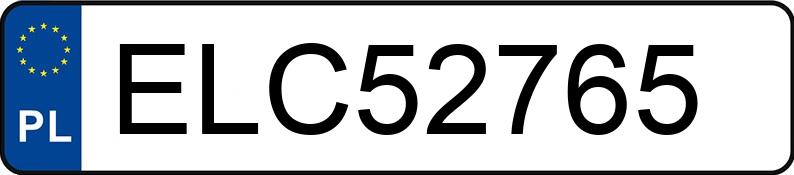 Numer rejestracyjny ELC 52765 posiada KIA CEED - ELC52765 Numer rejestracyjny ELC 52765 posiada KIA CEED - ELC52765