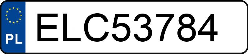 Numer rejestracyjny ELC 53784 posiada MERCEDES-BENZ C 200 d MR`14 E6 205 C 200 d MR`14 E6 205 - ELC53784