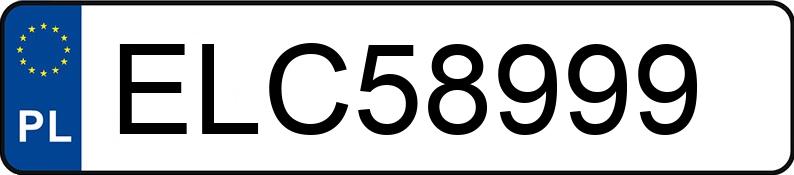 Numer rejestracyjny ELC 58999 posiada MERCEDES-BENZ 815D Vario E2 7.5t 815D Vario E2 7.5t - ELC58999