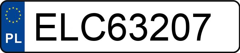 Numer rejestracyjny ELC 63207 posiada BMW 328i MR`12 E5 F30 328i MR`12 E5 F30 - ELC63207