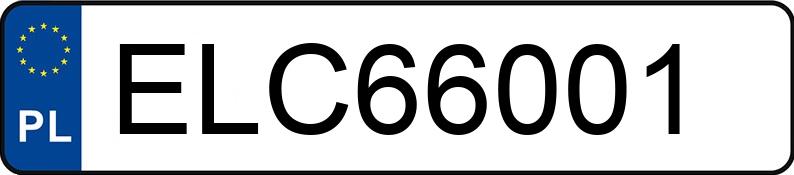 Numer rejestracyjny ELC 66001 posiada AUDI A5 SPORTBACK - ELC66001 Numer rejestracyjny ELC 66001 posiada AUDI A5 SPORTBACK - ELC66001