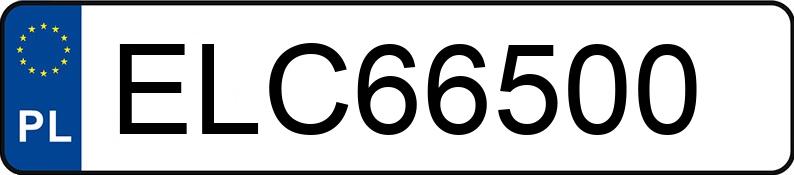 Numer rejestracyjny ELC 66500 posiada TOYOTA TOYOTA RAV4 - ELC66500