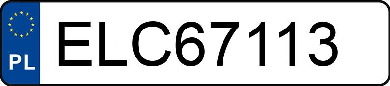 Numer rejestracyjny ELC 67113 posiada SAAB 9-3 2.0 T - ELC67113