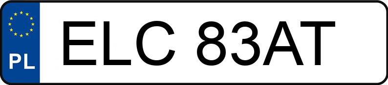 Numer rejestracyjny ELC83AT posiada BMW 316i Compact Kat. E36 316i Compact Kat. E36