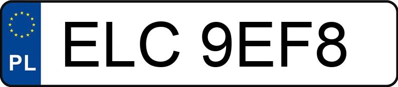 Numer rejestracyjny ELC 9EF8 posiada STARACHOWICE D-3 - ELC9EF8 Numer rejestracyjny ELC 9EF8 posiada STARACHOWICE D-3 - ELC9EF8