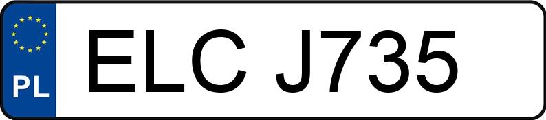 Numer rejestracyjny ELC J735 posiada FIAT 126 ELX Maluch STD - ELCJ735 Numer rejestracyjny ELC J735 posiada FIAT 126 ELX Maluch STD - ELCJ735