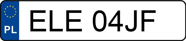 Numer rejestracyjny ELE 04JF posiada DAEWOO ESPERO - ELE04JF Numer rejestracyjny ELE 04JF posiada DAEWOO ESPERO - ELE04JF