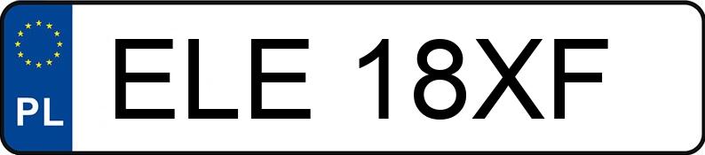 Numer rejestracyjny ELE 18XF posiada MERCEDES-BENZ 1836 Actros E5 18.0t 1836 LS - ELE18XF