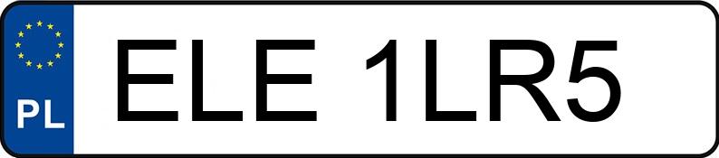 Numer rejestracyjny ELE 1LR5 posiada PORSCHE MACAN T - ELE1LR5