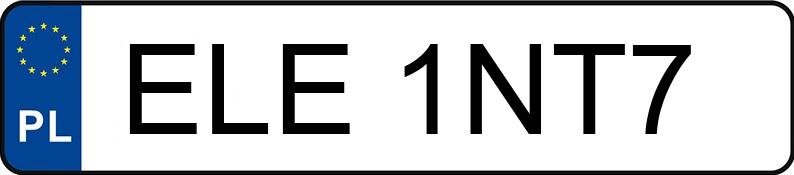 Numer rejestracyjny ELE 1NT7 posiada FIAT Stilo 1.6 16V MR`01 E4 192 Dynamic - ELE1NT7