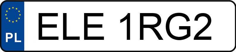 Numer rejestracyjny ELE 1RG2 posiada BMW 525 Diesel DPF MR`10 E5 F10 525 Diesel DPF MR`10 E5 F10 - ELE1RG2