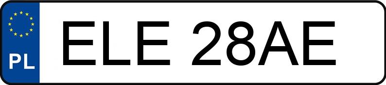 Numer rejestracyjny ELE 28AE posiada MAZDA MX-3 - ELE28AE Numer rejestracyjny ELE 28AE posiada MAZDA MX-3 - ELE28AE